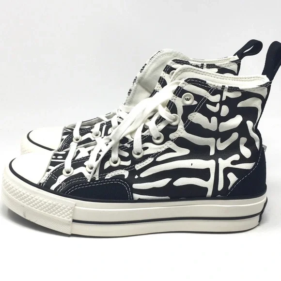 Converse Chuck Taylor All Star High Top Women's Black Egret Sneaker, NIB - Picture 7 of 12